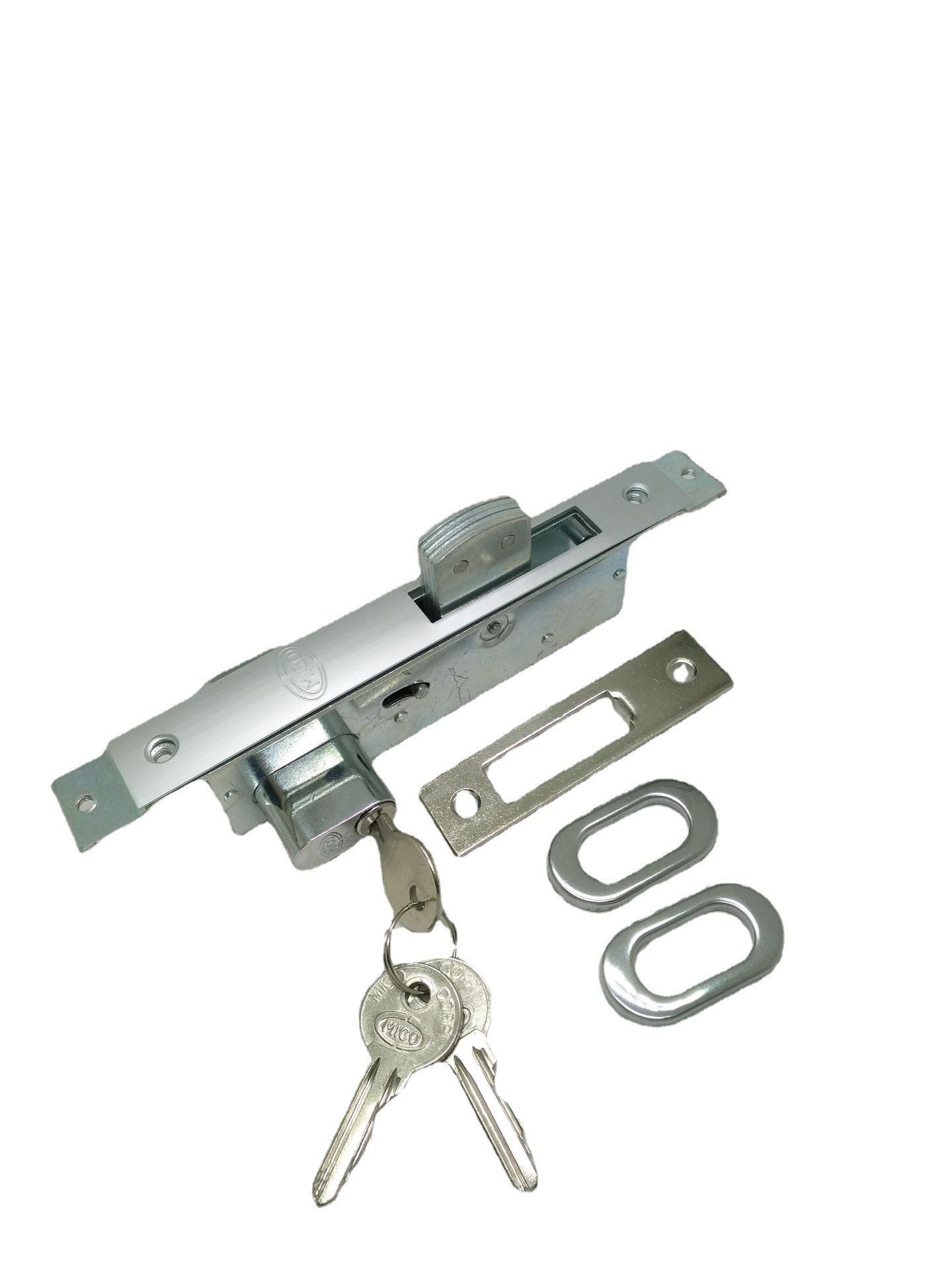 Puerta de aleación de aluminio del sur de China y cerradura de ventana cerradura de piso de puerta de vidrio empuje cerradura de la puerta altura del ventilador 41054 cerradura recta cerradura de la puerta cerradura antirrobo