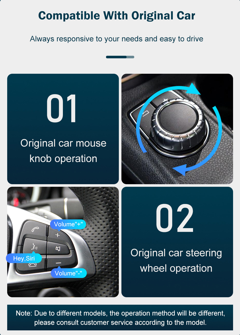 Road Top Wireless Apple CarPlay Suitable for Mercedes-benz NTG5.0 Decoder Module Decoder Box