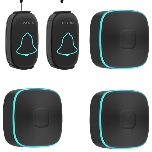 A808 Wireless Elderly Patient Home Call Bell Remote Doorbell Summon Bell Alarm Bell Ringing Doorbell with String for Hanging