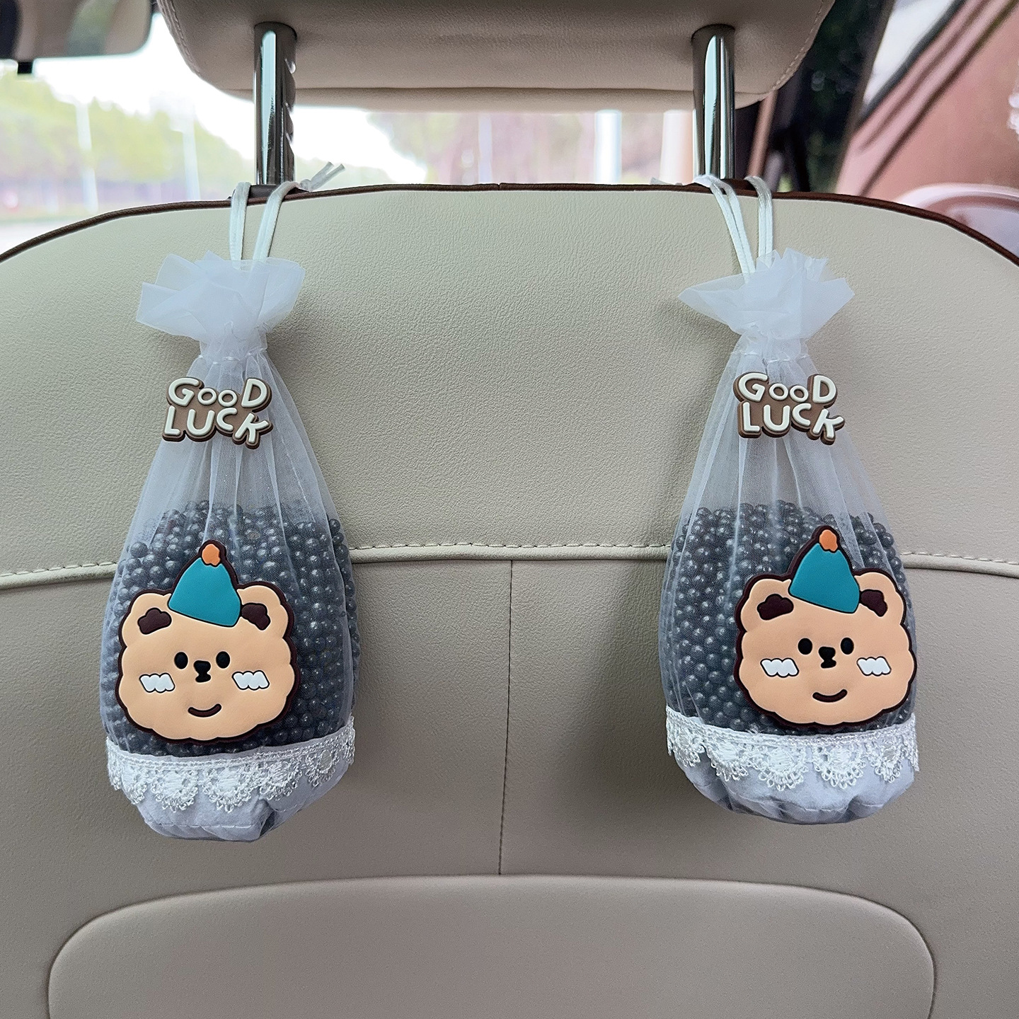 Cartoon Activated Carbon: Aika Aktiv kömürlü qoxu uducular - bear-bamboo-charcoal-bag-2pcs