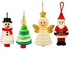 DIY Button Snowman Ornament Kit,