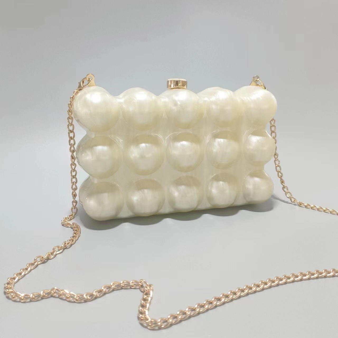 All Seasons Season Arylic Solid Color Square Evening Bags