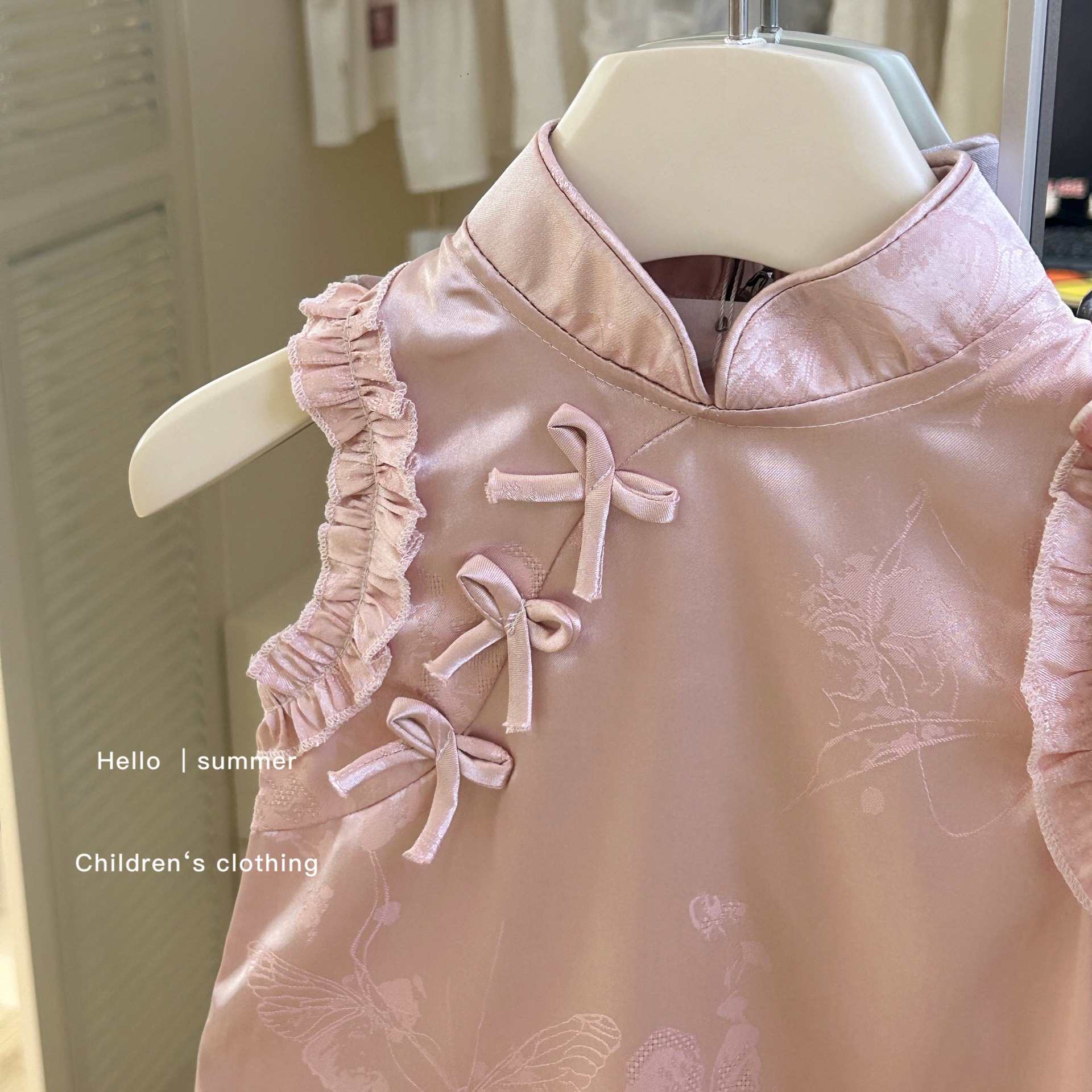 Vestido Qipao para Niña Pequeña, Traje de Verano, Estilo Chino Hanfu, Vestido de Princesa para Bebé de Un Año