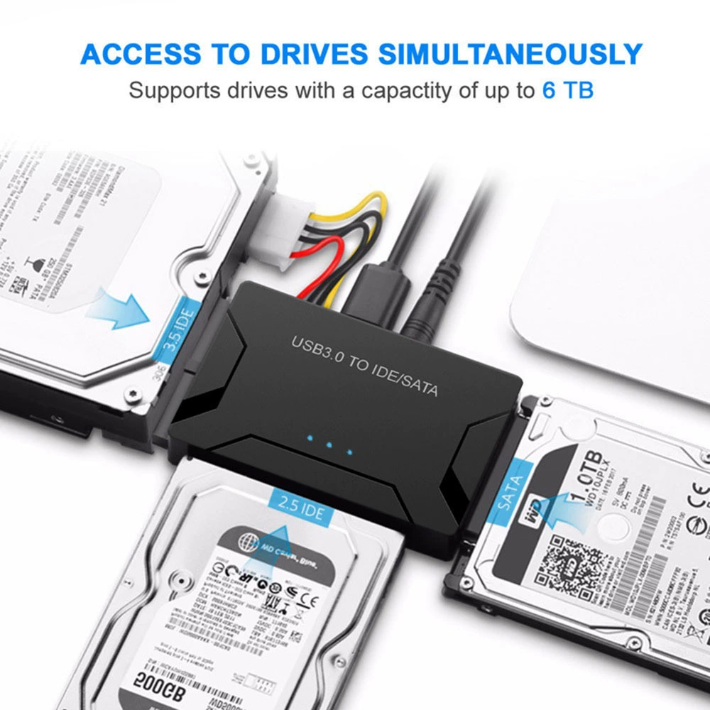 Легкий кабель для жесткого диска SATA IDE в USB 3.0 адаптер для мобильного жесткого диска