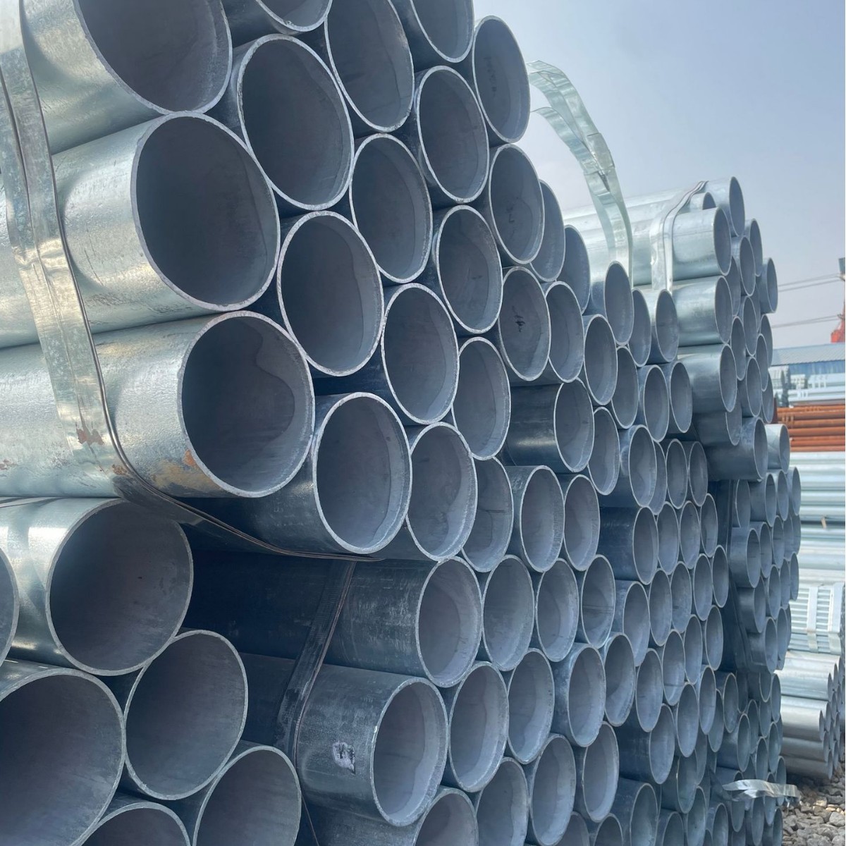 大小口径热镀锌DN100钢管消防给水用天然气管大棚管无锡厂家现货