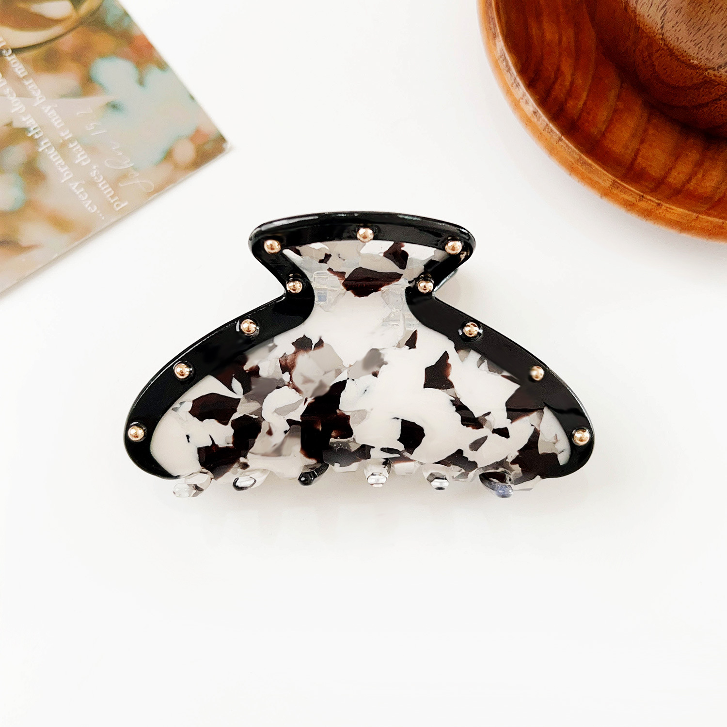 Women's Vintage Style Marble Leopard Plastic Hair Claws display picture 5