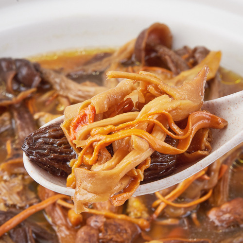 Senzhuang Agricultural Products Mushroom Soup Packs Yunnan Colorful Matsutake Mushroom Soup Packs Morel Mushroom Specialties Stewed Soups Fresh and Dried Goods