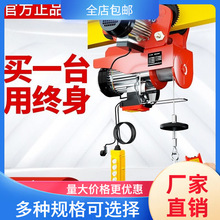 微型電動葫蘆220V家用小型吊機05噸兩用新款軌道吊機多功能升降機