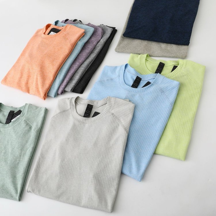 Travel quick dry sports breathable short sleeve T-shirt for leisure…