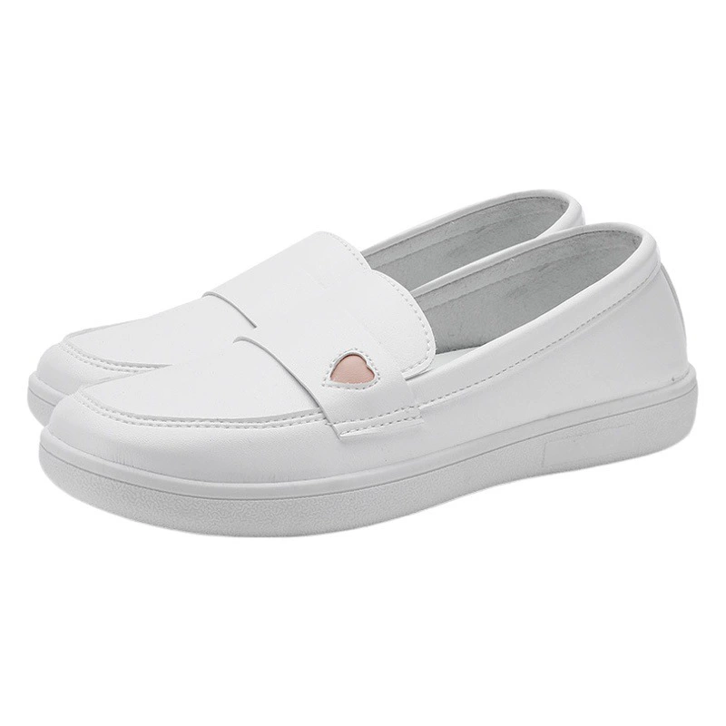 Обувь для медсестер с плоским дном, Женская Летняя Повседневная Удобная белая обувь с мягкой подошвой, Нескользящая дышащая медицинская Специальная рабочая обувь оптом