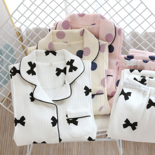 21 New Moon Suit Cotton Air Layer Fabric Lactation Suit October Moon Suit Factory Direct Supply