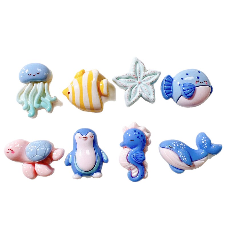 樹脂部品卸売りdiyアクセサリー手作り材料靴花アクセサリー帽子パッチアクセサリー海洋系海星|undefined