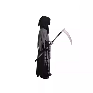 跨境男款万圣节死神cosplay服装大男恐怖 男恶魔派对长袍舞台套装