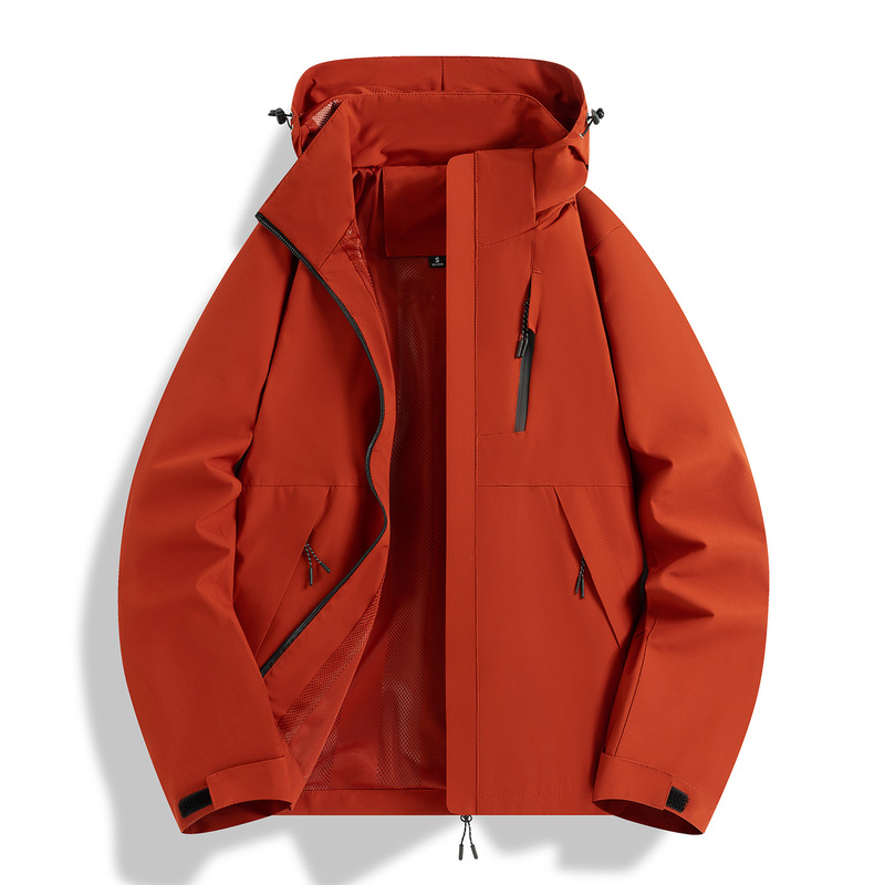 登山进藏连帽夹克防风防泼水三合一冲锋衣团建工作服定制批发LOGO|undefined