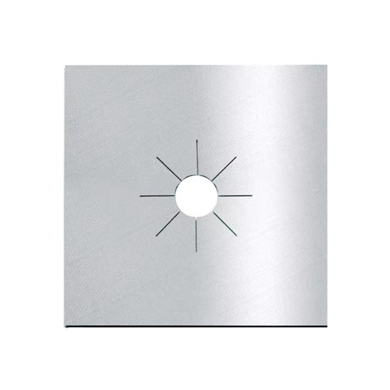 Alfombrilla de estufa de carbón de teflón resistente a altas temperaturas de 0,1mm, a prueba de aceite y a prueba de manchas, mantén de protección de estufa limpia, utensilios de cocina