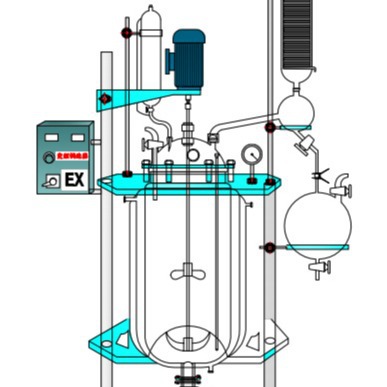 巩义予华仪器  YSF-20L双层玻璃反应釜变频调速，美观实用
