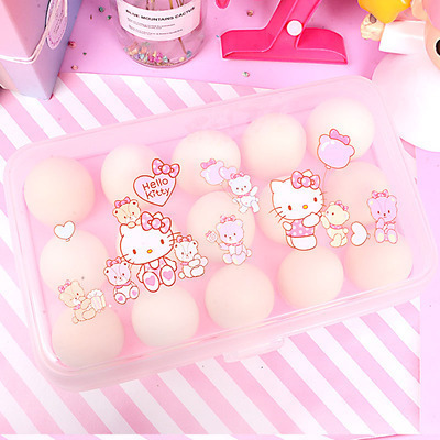 Refrigerator egg carton food preservation box egg tray egg grid kitchen transparent plastic box egg storage box