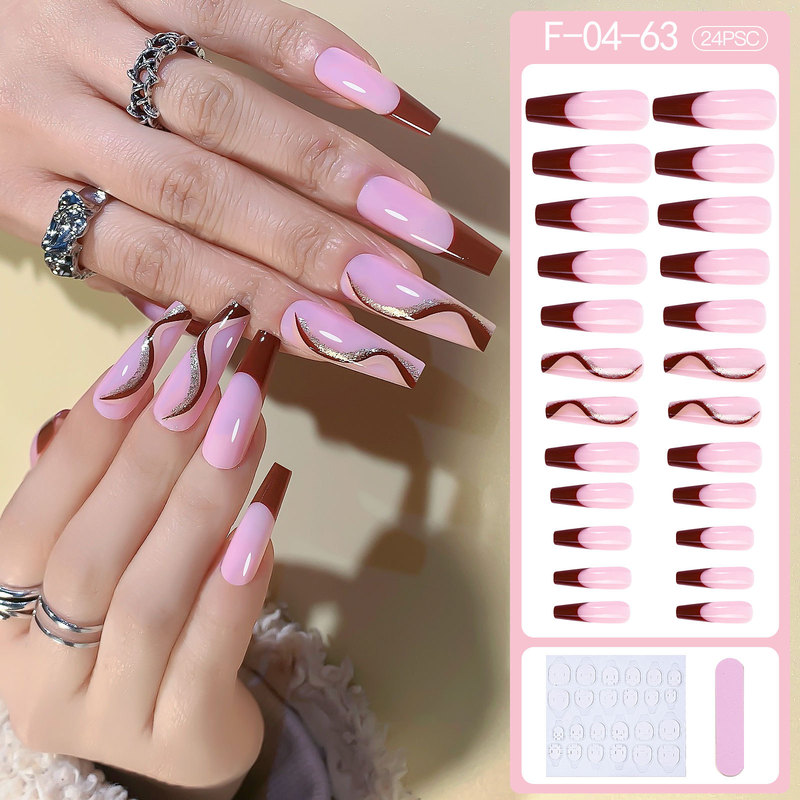 Foreign trade hot long flat ballet a pink French striped trapezoidal coffin a factory direct sales