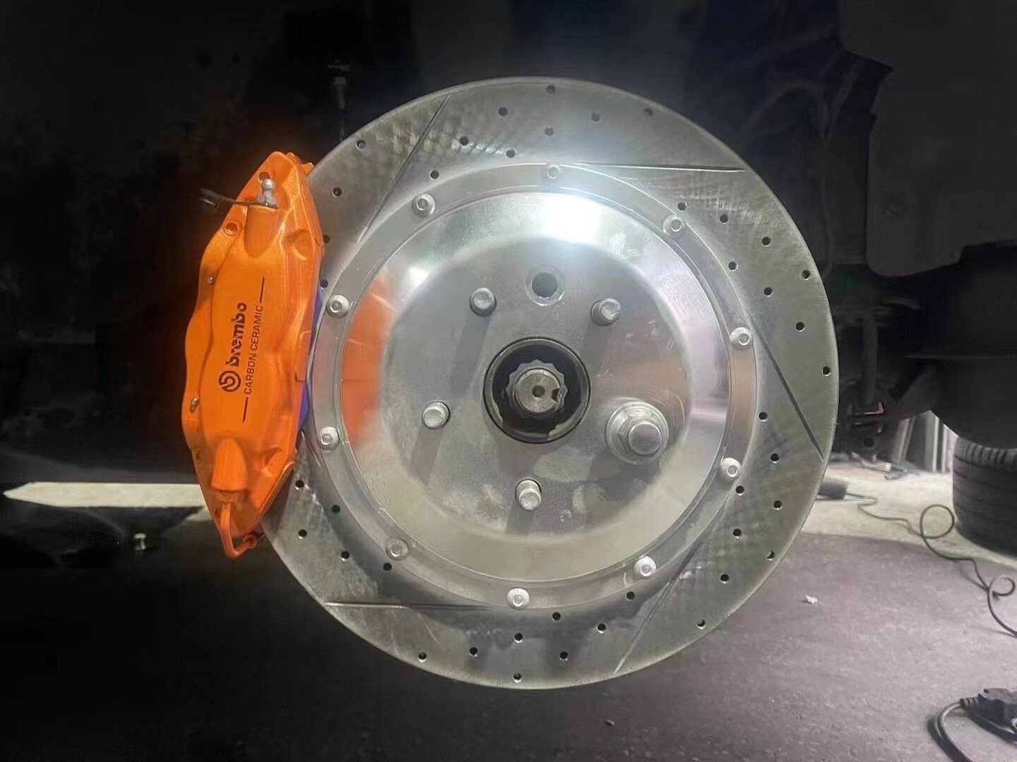 Suitable for Honda Civic, Accord, Crown, Haoying, Odyssey, Jade, and Elysion Tenth-Generation Models, Brake Caliper Upgrade Modification