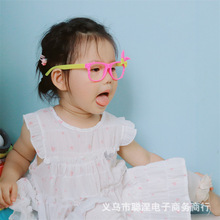 儿童玩具眼镜 女孩男宝宝眼镜框 无镜片 时尚卡通装饰小孩眼镜