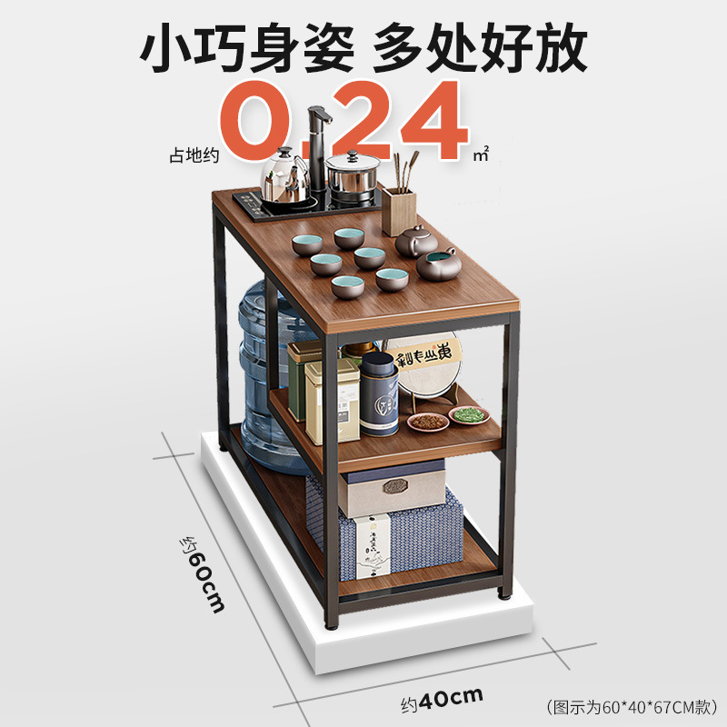 Sofá lado gabinete sala de estar hogar simple moderno pequeño apartamento mesa de café mesa de té balcón Luz de lujo ins estilo