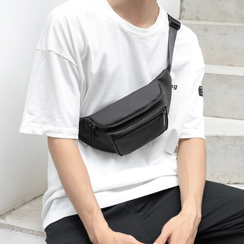Men's Crossbody Bag Trendy Brand Shoulder Bag Chest Bag Men's Versatile Waterproof Small Crossbody Bag Men's Crossbody Waist Bag