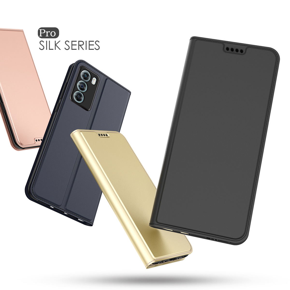 Étui de protection en cuir PU antichoc pour téléphone Motorola Moto Edge S30, idéal pour la vente en gros_voghion.com
