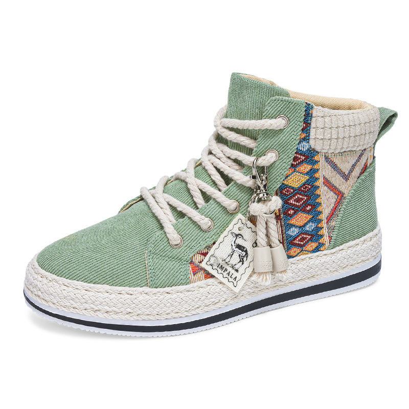 Otoño nuevos zapatos de panel de tela de fibra de alto impacto de moda personalidad de paja al aire libre zapatos deportivos casuales de hombre