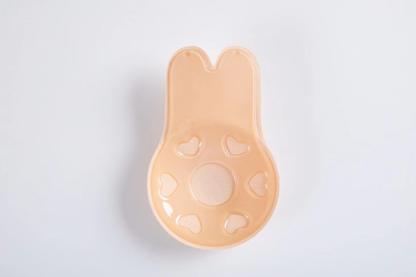 Gel Bras Bra Style 1 Pair Quantity Bunny Ears Solid Color Gel Bras Simple Style Cotton All Seasons Chest Patch