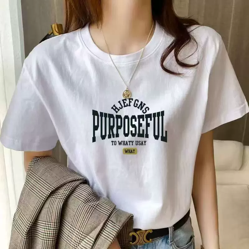 Футболка европейского стиля летняя короткий рукав, размеры L–5XL