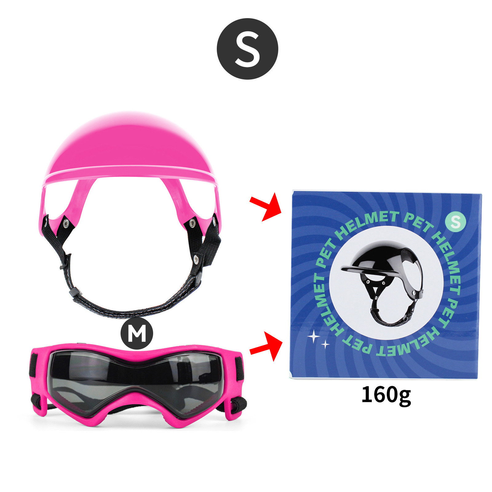 PET casco mascotas gafas a juego sombrero perro gato motocicleta casco de seguridad sombrero Accesorios Sombrero tocado