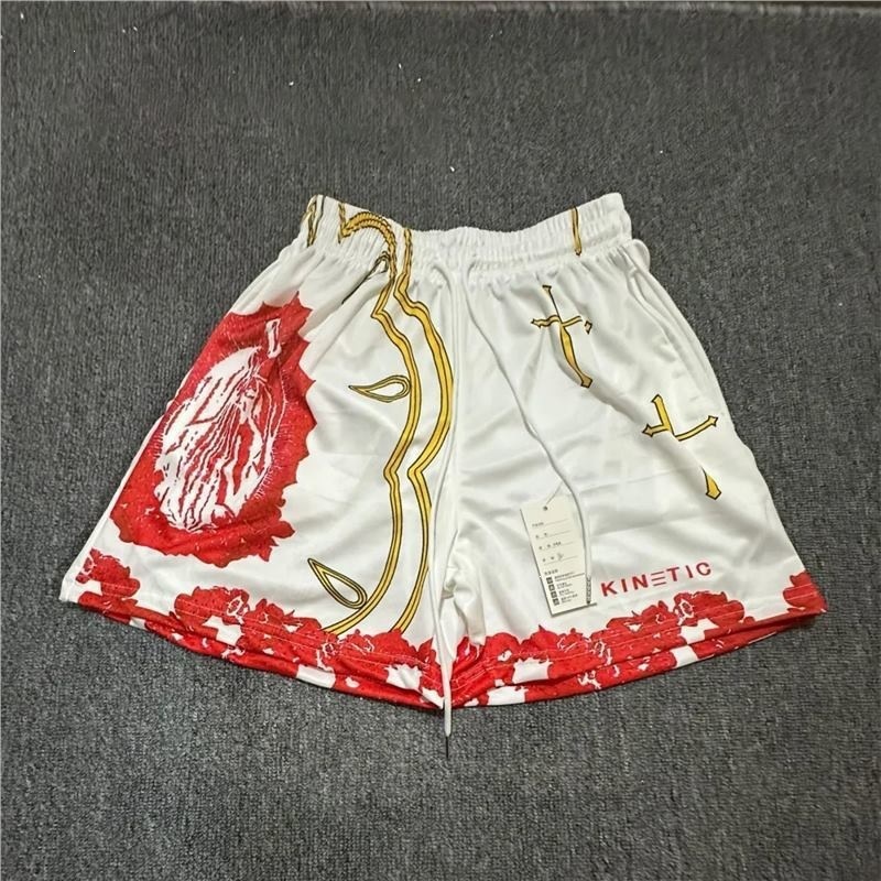 Pantalones cortos americanos para hombres marca de tendencia retro marca de agua pantalones de baloncesto de secado rápido pantalones cortos de entrenamiento para hombres de verano