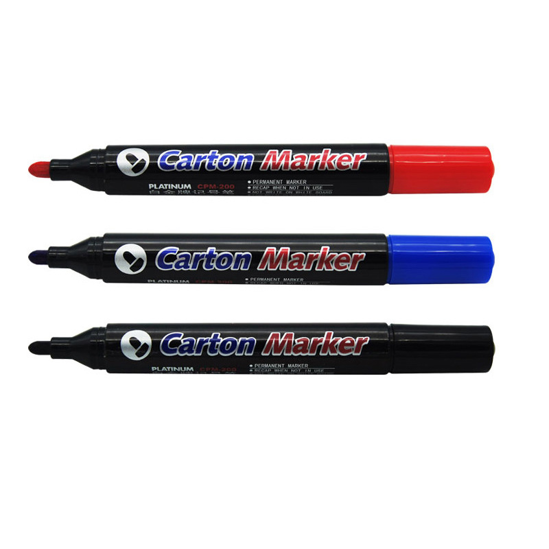 Marcador de platino CPM-200 marcador de cabeza grande aceitoso marcador de cabeza única cabeza gruesa marcador aceitoso marcador