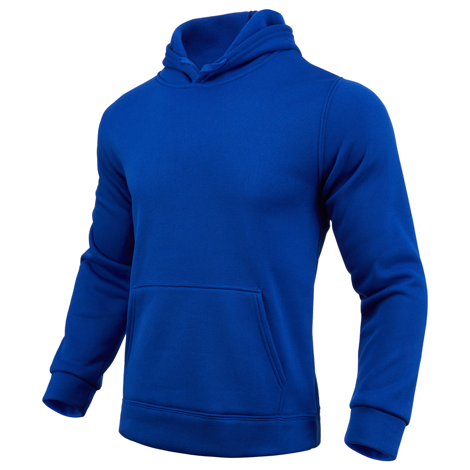 Men's Hoodie Thickened Loose Pullover Solid Colour Casual Autumn_voghion.com