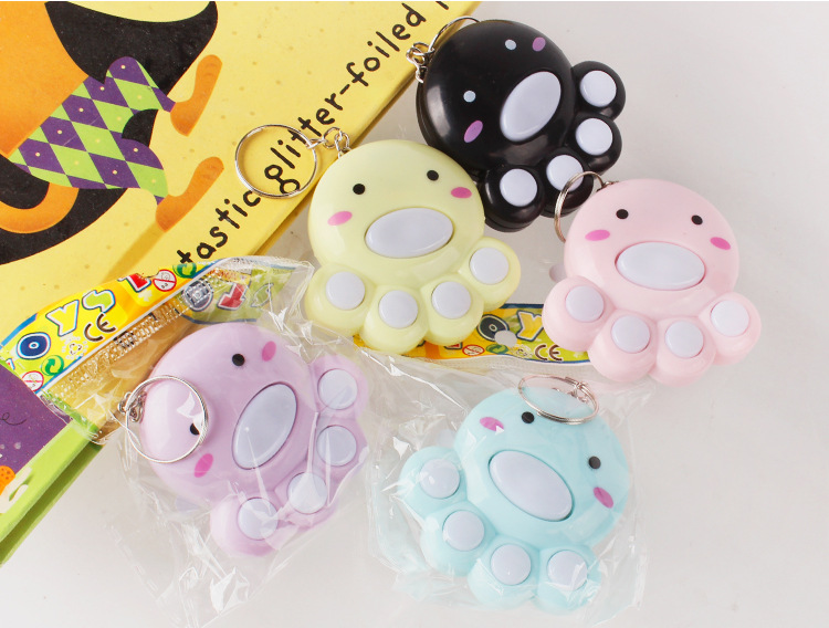 New Octopus Memory Training Mini Electronic Game Keychain Toy Twisting Egg Machine_voghion.com