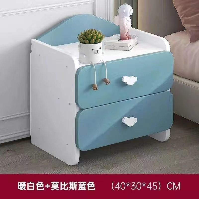 업그레이드된 두께의 [양면 서랍형] 블루 40cm