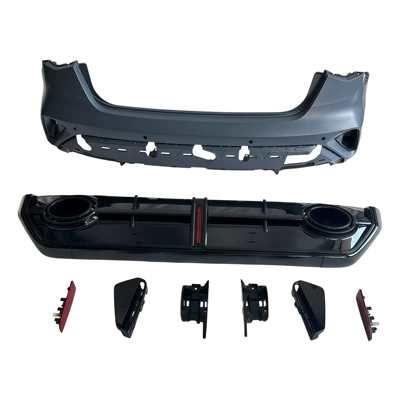 this is an RS3-style rear bumper, Big Surrounded