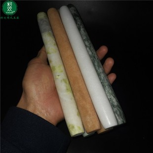 Natural Jade Rolling Pin for Home Use, Dumpling Wrappers, Marble Health-Preserving Rolling Pin, Labor-Saving, Solid and Non-Stick