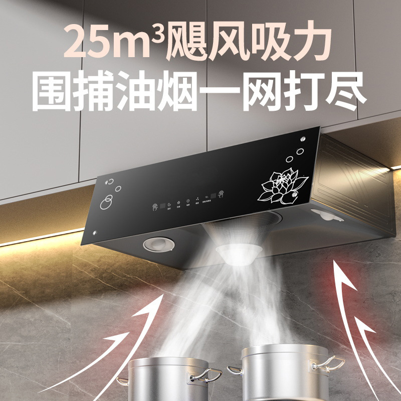 New Range Hood for Home Kitchen with Large Suction Power for Rental Houses Small Chinese Range Hood