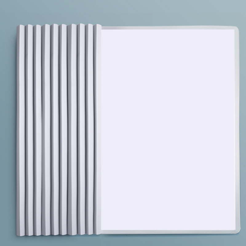 Clip de varilla de tracción A4 Clip de varilla de tracción Clip de libros de estudiantes Clip de datos Clip de cubierta de libros Clip de gota de plástico al por mayor