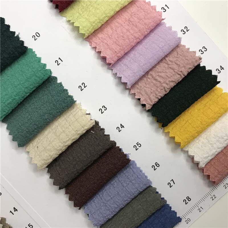 130g厚い泡シワ75色スポット供給メーカー直販ファッションシャツ生地322821|undefined
