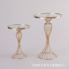 五金铁艺金色美人鱼酒店展示蛋糕架下午茶冷食甜品糕点架工艺品