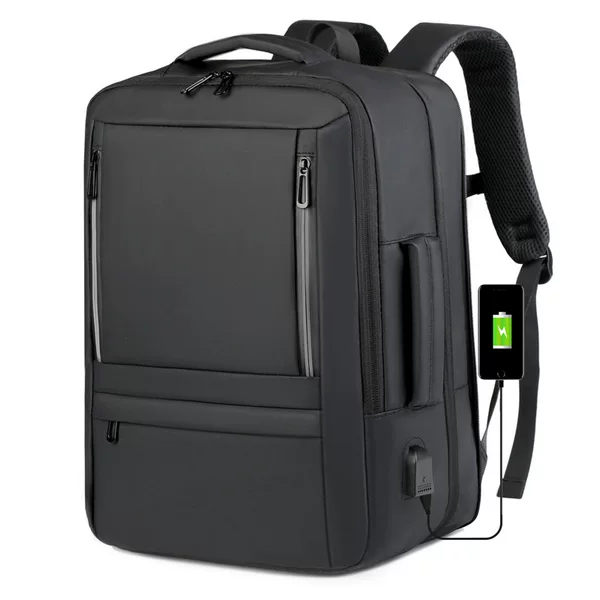 Cross-Border Business Computer Backpack, Casual Backpack, Men's Large-Capacity Multi-Functional Computer Bag, Travel College Student Bag