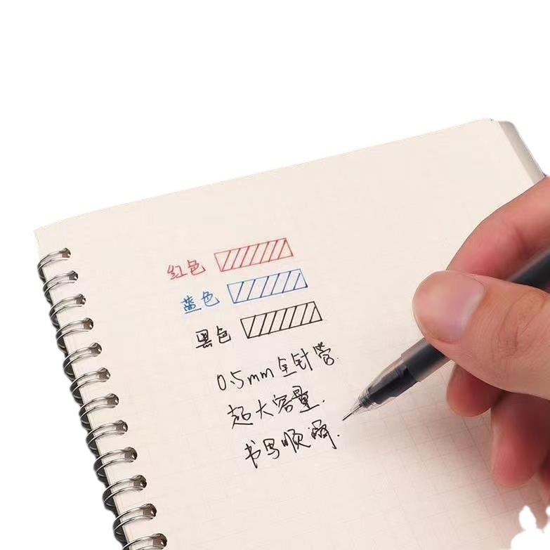 Baoke Gel Pen 0.5mm Large Capacity Full Needle Pen Student Office Water-based Triangle 5198 Brush