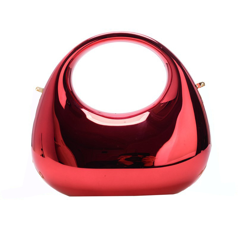 2025 Europa y los Estados Unidos nuevos productos transfronterizos bolsas de cena bolsas de moda meniscal bolsas de oro y plata ornamentos bolsas de cena bolsas de mano bolsas acrílicas