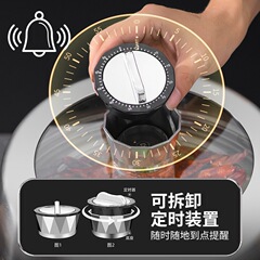 Timed Steamer, 304 Stainless Steel Thick Double-Bottom Steam Basket, Multi-Layer Household Stewing Pot, Large Capacity Soup Pot, Factory Wholesale