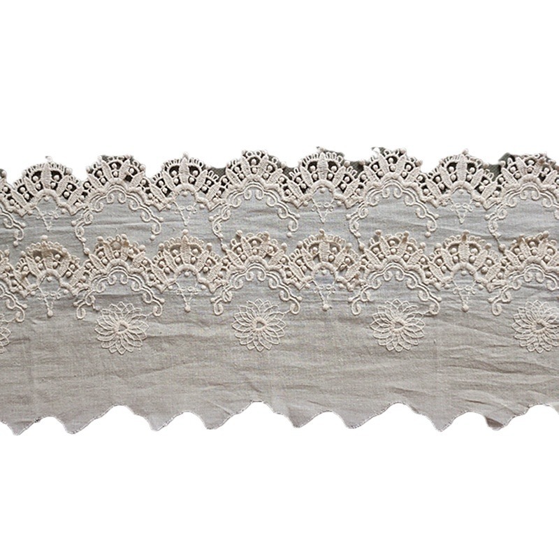 卸売りロリータ新品補助材料綿布刺繍片波レーススカート袖口装飾品レース