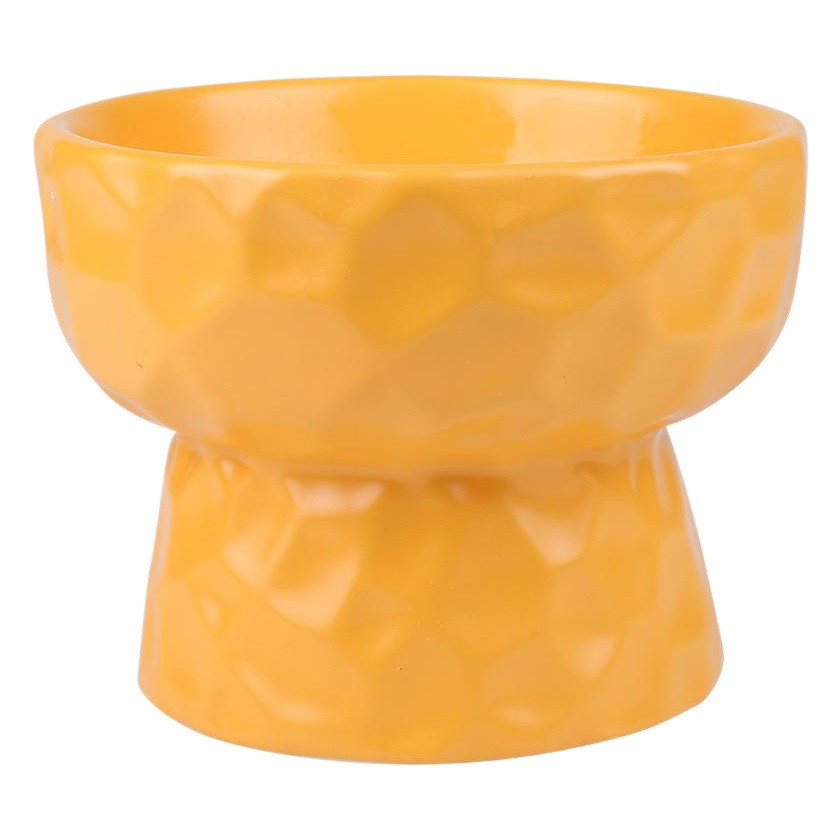 Tazón de gato de cerámica protectora columna cervical pierna alta perro gato tazón de comida para gatos tazón de arroz tazón de agua suministros para mascotas antidetonantes