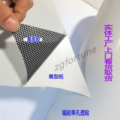 Automotive Film – Single-Hole See-Through Glass Stickers, Single-Transparent