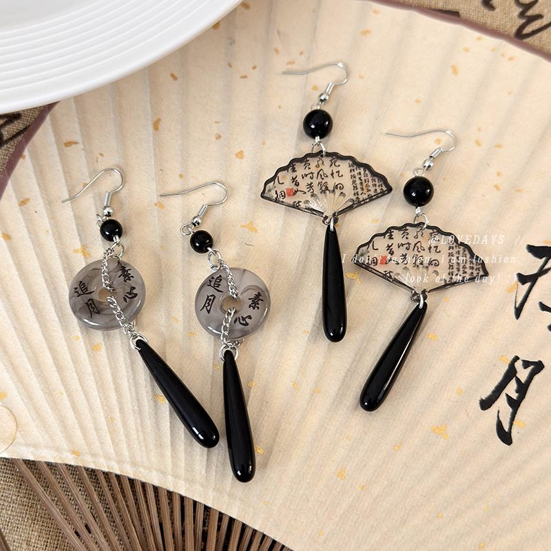 Black earrings